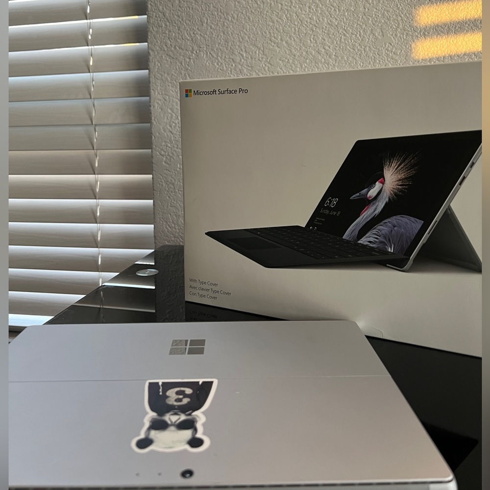 Microsoft Surface Pro (5th gen) + pen + bag + original box